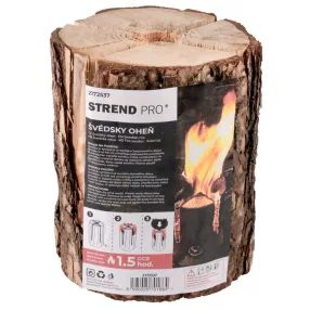 Grill WOODSON svéd tűz, hordozható rönk (TC2172537)