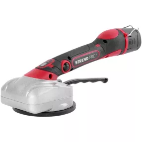   Akkumulátoros tapadókorong, Strend Pro TP701, fekete/ezüst, átmérő: 12 cm, vibrációs, vákuumos, 1 tapadókorong, 30 kg teherbírás
