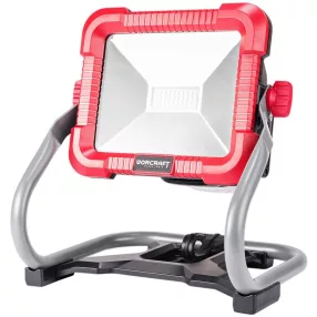  LED reflektor, Worcraft CLED-S20Li-30WA ShareSYS, 20 V lítium-ion, 1000/2000/3000 lm, akkumulátoros, 3 fényerőfokozat, akku és töltő nélkül