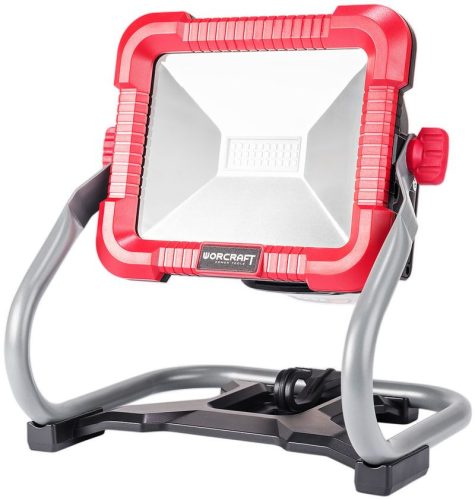 LED reflektor, Worcraft CLED-S20Li-30WA ShareSYS, 20 V lítium-ion, 1000/2000/3000 lm, akkumulátoros, 3 fényerőfokozat, akku és töltő nélkül
