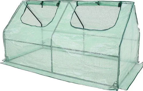 Melegágy, Strend Pro Garden, 182 x 90 x 93 cm, fóliaborítású, jó hőszigetelő, stabil szerkezet, tavaszi fagyok ellen (TC2172589)