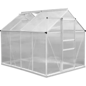   Üvegház, Strend Pro Garden, 250 x 190 x 195 cm, alumínium váz, 6 mm polikarbonát, stabil alappal, jó hőszigeteléssel