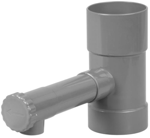 Esővízgyűjtő idom, Strend Pro, szürke, 80 mm