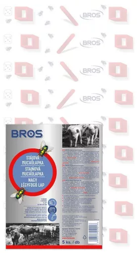 Bros lapos rovarfogó matrica - 5db