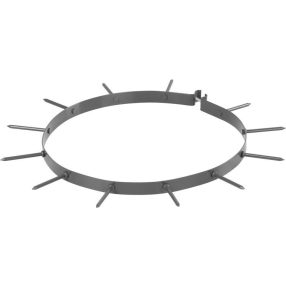   Gyepszellőztető tüskék, Strend Pro Garden GS001, sötétszürke, gyepszellőztető hengerhez