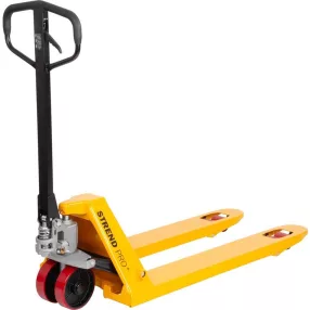   Raklapemelő, Strend Pro DB 3T, 115 x 55 x 7,5 cm, 3000 kg teherbírás, poliuretán kerekek, maximum emelési magasság 19,5 cm