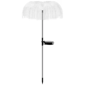   Napelemes kerti lámpa, Strend Pro Garden Meduse, 75 cm, színváltós, optikai szálas, akkumulátoros, földbe szúrható