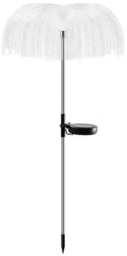 Napelemes kerti lámpa, Strend Pro Garden Meduse, 75 cm, színváltós, optikai szálas, akkumulátoros, földbe szúrható