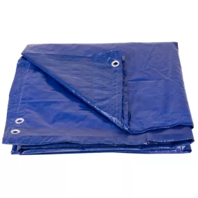  Takaróponyva, Strend Pro Garden Poolco, 450 cm, 120 g/m2, kék, kerek, víz-, penész-, szakadásálló, UV-álló, korróziógátló fülek