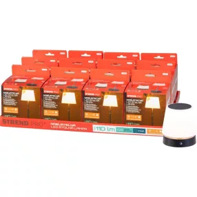   Asztali lámpa, Strend Pro NLTL-12-4746, szabályozható fényerejű, teleszkópos, LED 110lm, 800 mAh