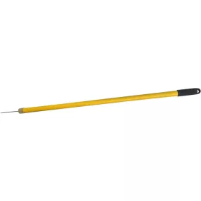   Kézi szemétszedő, Strend Pro, sárga, 130 cm, üvegszálas nyél, acél tüske, hajlás nélkül használható, kerti és közterületi szemétszedéshez