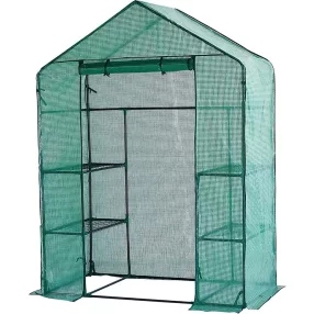   Mini fóliasátor vázzal, Strend Pro Garden, 143 × 73 × 195 cm, bejárható, 140 g/m2, UV-stabil, szilárd szerkezet