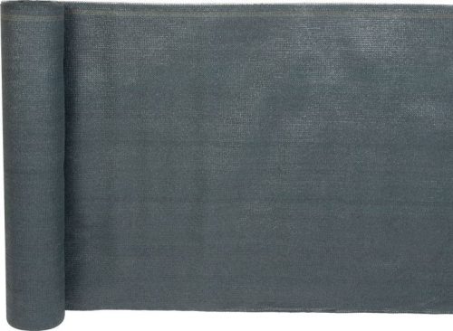 Árnyékoló háló medence fölé, kerítésre, Strend Pro Garden, 1,5 x 50 m, antracit, 90% árnyékolás, HDPE, 150 g/m², UV-álló