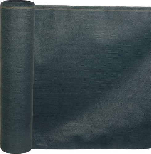 Árnyékoló háló medence fölé, kerítésre, Strend Pro Garden, 1 × 25 m, antracit, 95% árnyékolás, 230 g/m², HDPE, UV-stabil