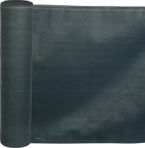 Árnyékoló háló medence fölé, kerítésre, Strend Pro Garden, 1 × 25 m, antracit, 95% árnyékolás, 230 g/m², HDPE, UV-stabil