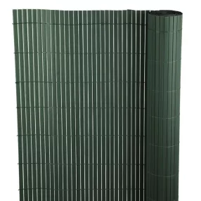   Lamellás kerítés, Strend Pro Garden Ence DF13, zöld, 90 cm x 3 m, PVC lamellák, 1300 g/m2, UV-álló, árnyékoló