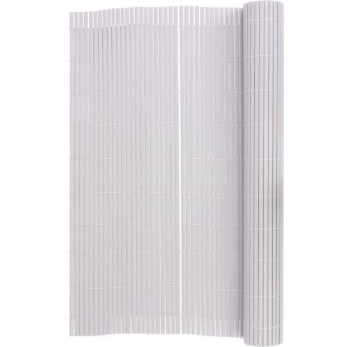 Lamellás kerítés, Strend Pro Garden Ence DF13, szürke, 90 cm x 3 m, PVC lamellák, 1300 g/m2, UV-álló, árnyékoló