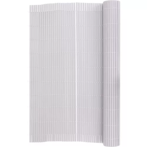 Lamellás kerítés, Strend Pro Garden Ence DF13, szürke, 90 cm x 3 m, PVC lamellák, 1300 g/m2, UV-álló, árnyékoló