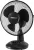 Asztali ventilátor, Strend Pro, fekete, 25 W, átmérő: 23 cm, 2 sebességfokozat, magasság: 37 cm
