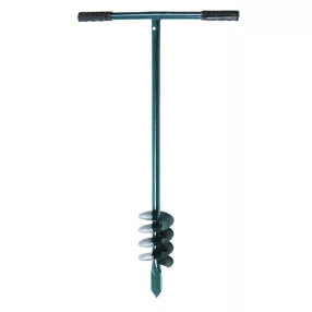   Kézi földfúró, Strend Pro Garden EarthDrill, acél, 150 mm spirál, faültetéshez, kertépítéshez és építési munkákhoz