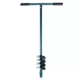   Kézi földfúró, Strend Pro Garden EarthDrill, acél, 150 mm spirál, faültetéshez, kertépítéshez és építési munkákhoz