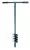Kézi földfúró, Strend Pro Garden EarthDrill, acél, 150 mm spirál, faültetéshez, kertépítéshez és építési munkákhoz