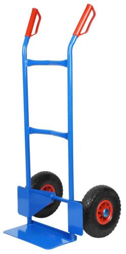 Molnárkocsi, Strend Pro, kék, maximum 200 kg teherbírás, 35,5 x 18 cm rakodófelület, ívelt keret, zsákhordó