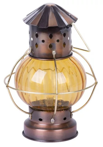 Lámpás, Strend Pro H444, bronz, 27, 5 cm, dekorációs (TC217449)