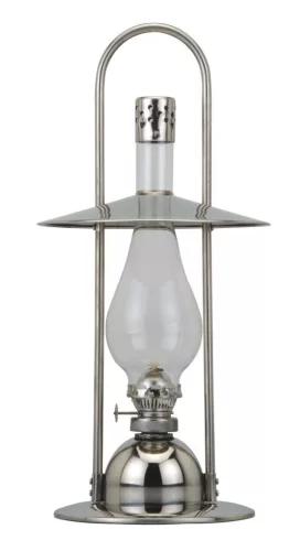 Petróleumlámpa, MagicHome ML0923 Deluxe, ezüst, 37, 7 cm, EN 14059 szabvány (TC217466)