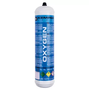   Oxigén gázpatron, Kemper Walkover, 1 l, Kemper 555D-hez kompatibilis, pótpatron mini forrasztókészlethez