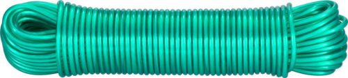 MagicHome ROPE PVC WiCo ruhaszárító kötél, zöld, 30 m hosszú, 4,47 mm átmérőjű, acélmaggal és PVC bevonattal