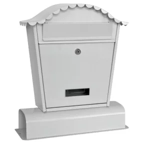 Strend Pro HUBERT B fém postaláda, fehér