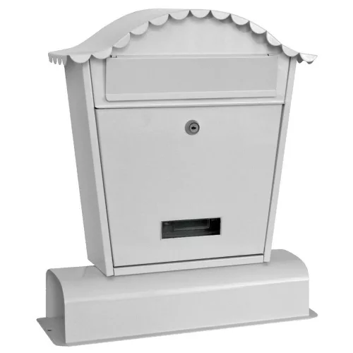 Strend Pro HUBERT B fém postaláda, fehér