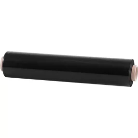   Sztreccsfólia, Strend Pro, fekete, szélesség: 500 mm, vastagság: 23 µm, csomagoláshoz, rugalmas, 250 m