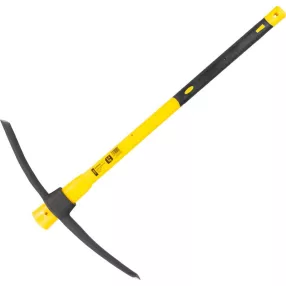   Csákány, Strend Pro Garden, Strend Pro, sárga/fekete, 2500 g, üvegszálas nyél, acél fej, kétoldalas, hegyes/lapos, kemény és sziklás talajhoz
