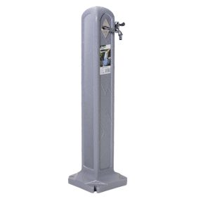   Kerti kút, Prosperplast, Itwtan, 90 cm, szürke, kerti vízforrás