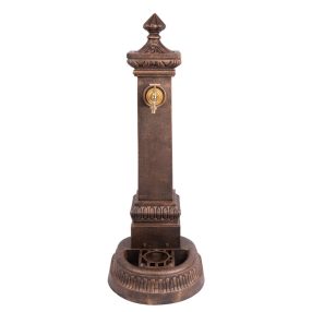   Kerti kút, Strend Pro Garden WF-002C, 48,5 x 42 x 114 cm, rézszínű, ötvözet, dekoratív kialakítás