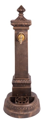 Kerti kút, Strend Pro Garden WF-002C, 48,5 x 42 x 114 cm, rézszínű, ötvözet, dekoratív kialakítás