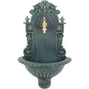   Falikút, Strend Pro Garden LT-DC019, 37 x 19 x 61 cm, zöld, alumínium, időjárásálló, könnyen összeszerelhető