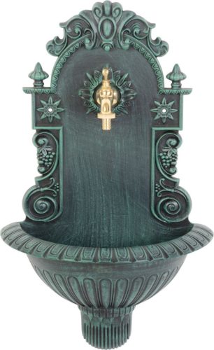 Falikút, Strend Pro Garden LT-DC019, 37 x 19 x 61 cm, zöld, alumínium, időjárásálló, könnyen összeszerelhető