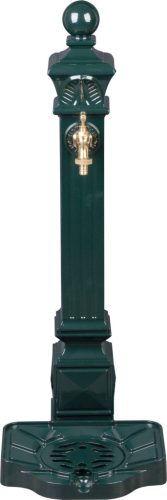 Kerti kút, Strend Pro Garden LT-DC036, 33 × 29 × 82 cm, zöld, alumínium, időjárásálló, könnyen összeszerelhető