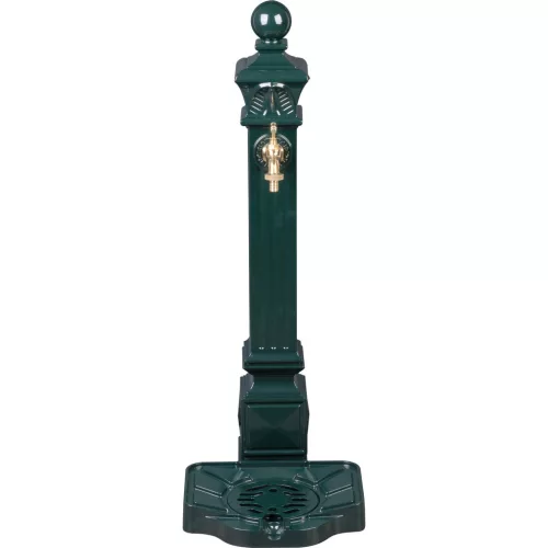Kerti kút, Strend Pro Garden LT-DC036, 33 × 29 × 82 cm, zöld, alumínium, időjárásálló, könnyen összeszerelhető