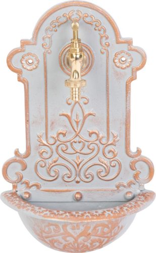 Falikút, Strend Pro Garden LT-H20682, 22 × 10 × 37 cm, zöld, réz megjelenésű, alumínium, időjárásálló, könnyen összeszerelhető