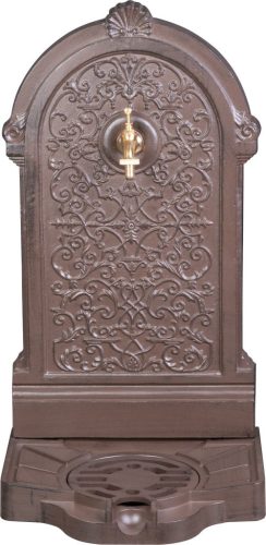 Kerti kút, Strend Pro Garden LT-H20505, 39 x 33 x 72 cm, barna, alumínium, időjárásálló, könnyen összeszerelhető