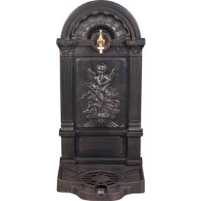   Kerti kút, Strend Pro Garden LT-DC044, 40 x 35 x 83 cm, barna, alumínium, időjárásálló, könnyen összeszerelhető