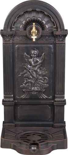 Kerti kút, Strend Pro Garden LT-DC044, 40 x 35 x 83 cm, barna, alumínium, időjárásálló, könnyen összeszerelhető