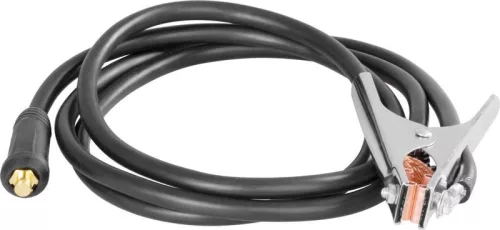 Földelő kábel, Strend Pro ST Welding ARC-180, fekete, 250 cm kábel, 220 A földelőkapocs, hegesztőgéphez