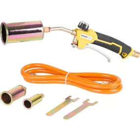   Gázperzselő, Strend Pro H55A X305, 3 db fúvóka, 30–40–50 mm, 1,5 m tömlővel, Propán-Bután gázhoz (LPG), G3/8 menet