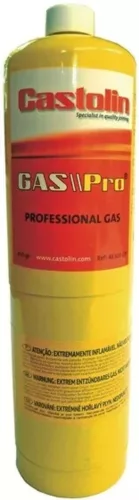 Hegesztő gázpalack, Castolin GAS//PRO, 400 g, polipropilén alapú keverék, Castolin 3500 Flex rendszerhez
