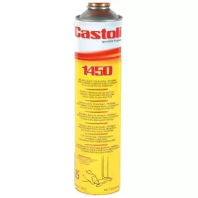   Hegesztő gázpalack, Castolin 1450, 600 ml, propán–bután–propilén keverék, kb. 1800 °C lánghőmérséklet